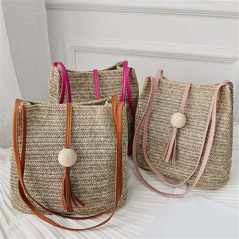 straw tote bags for summer